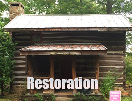Historic Log Cabin Restoration  Taylor County, Kentucky